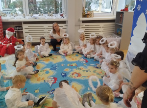 Uroczystość choinkowa w Muchomorkach