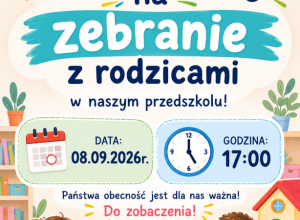 Zaproszenie na zebranie z rodzicami