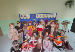 Bal jesieni w grupie Zajączki