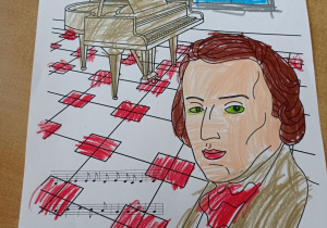 słuchamy Preludium deszczowe F. Chopina