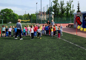 Grupy Zające i Biedronki gotowe do biegu